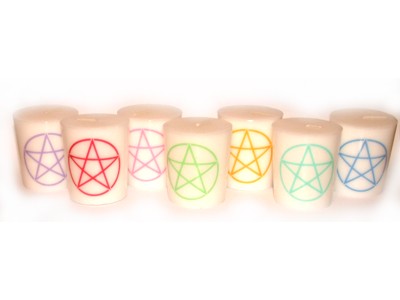 05cm Pentacle Red Candle